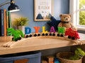 Wooden T-Rex Dinosaur - Personalized Name Train Piece