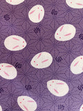 Yamaoka - Slipper Bunnies Cotton Fabric - Lavender Purple