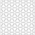 Yokota - Asagao Morning Glory Star Cotton Sashiko Fukin Sampler Cloth - White