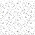 Yokota - Fundo Tsunagi Cotton Sashiko Fukin Sampler Cloth - White
