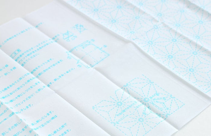 Yokota Japanese Toys Sashiko Fukin Japanese cotton sampler cloth 843K-110 white