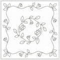 Yokota - Rose Chain Cotton Sashiko Fukin Sampler Cloth - White