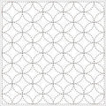 Yokota - Shippou Cotton Sashiko Fukin Sampler Cloth - White