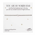You Are My North Star bracelet — inspirational jewelry, friendship and birthday gift