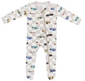 Zippered Footie in Fast and Fierce